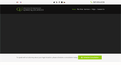 Desktop Screenshot of abogadosinmigracionusa.com