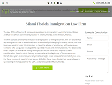 Tablet Screenshot of abogadosinmigracionusa.com
